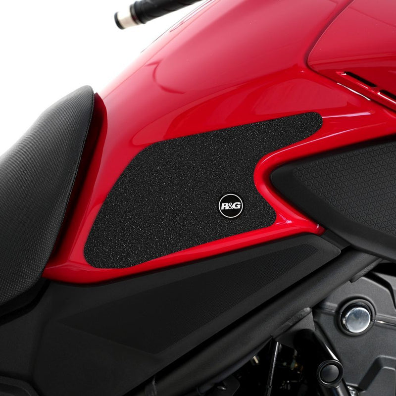 Load image into Gallery viewer, R&amp;G Racing Black Tank Traction Grips For 2024-2025 Honda NX500 EZRG360BL
