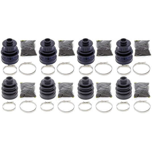Complete Front & Rear Inner & Outer CV Boot Repair Kit YFM700 Grizzly EPS 09-15