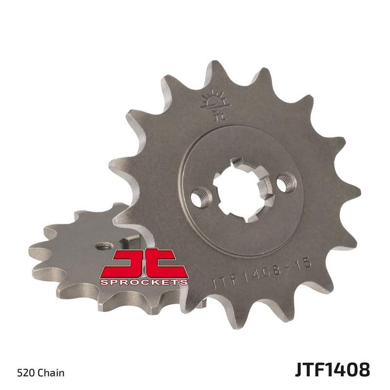 Load image into Gallery viewer, JT Sprockets Front Steel Sprocket 15 Tooth 15T 520 Chain JTF1408.15
