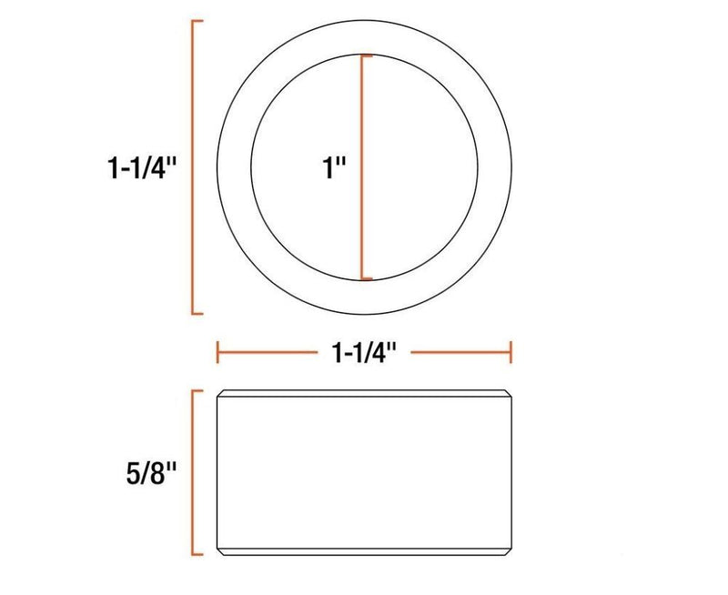 Load image into Gallery viewer, Trailer Ball Reducer Bushing (From 1-1/4&quot; to 1&quot; Stem)
