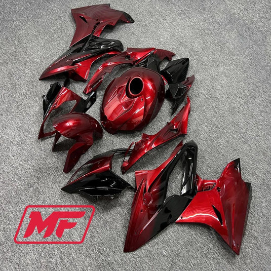 Monster Fairings Full Kit BMW S1000RR 17-18 Fire Black and Red + Windshield + Gas Tank Cover