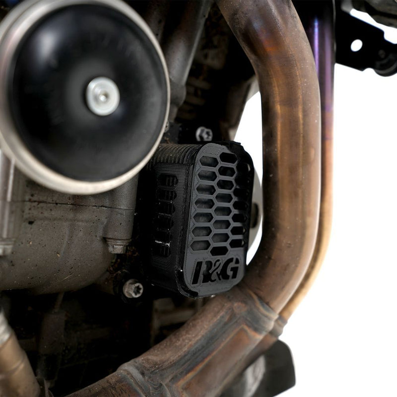 Load image into Gallery viewer, R&amp;G Racing Black Oil Cooler Guard For 2024-2025 Kove 800X PRO OCG0064PROBK
