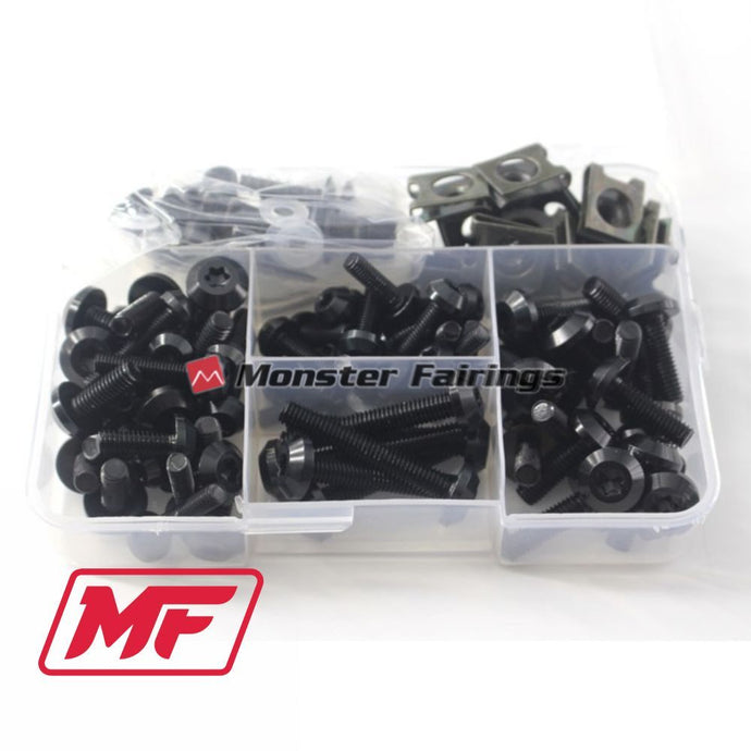 Monster Fairings Black Universal Bolt Fastener Kit BOLTKIT-BLK
