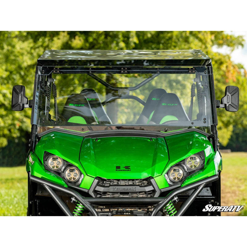 Load image into Gallery viewer, SuperATV Kawasaki Teryx MaxDrive Power Flip Windshield PFWS-K-TRX4-70
