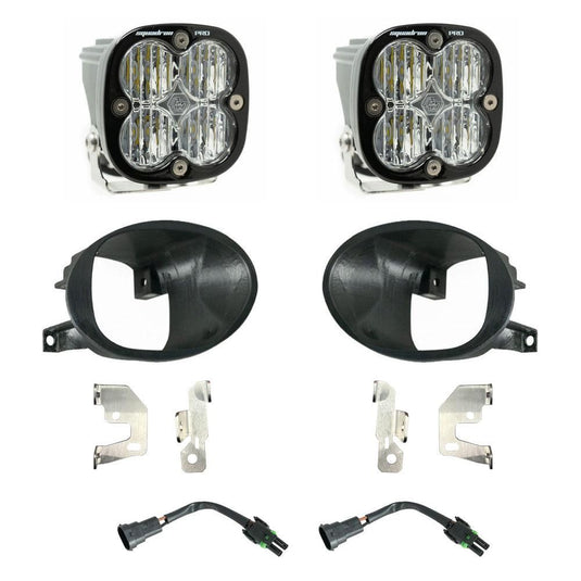 Baja Designs Fog Pocket Light Kit Squadron Pro Series Spot Pattern Clear Lens 447864