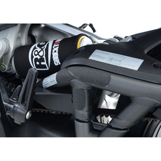 R&G Racing Black Boot Guard Kit For 2016-2020 Ducati XDiavel