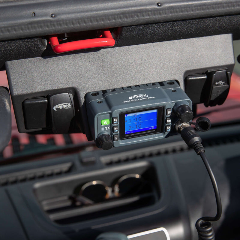 Load image into Gallery viewer, Rugged Radios Jeep JK Upper Windshield Radio Mount GMR25 and ABM25 MT-JK-25WP
