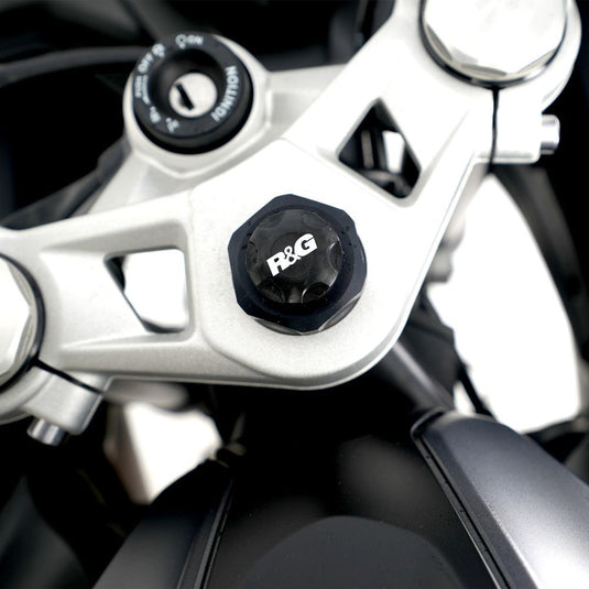 R&G Racing Black Top Yoke Cap For 2021-2022 BMW M1000RR