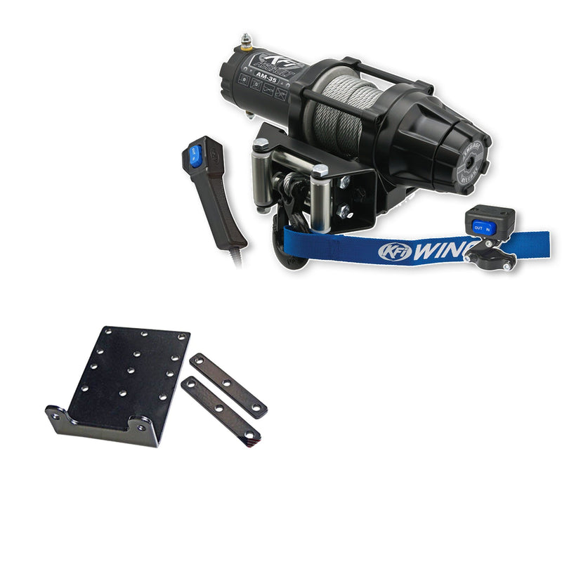 Load image into Gallery viewer, KFI Winch Kit For Kubota RTV900 / RTV1140 (w/2.00&quot; Front Reciever) 09-Current

