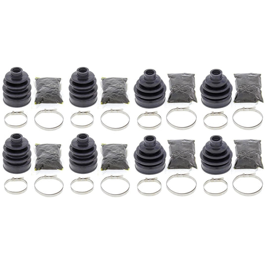 Complete Front & Rear Inner & Outer CV Boot Repair Kit YFM700 Grizzly EPS 08