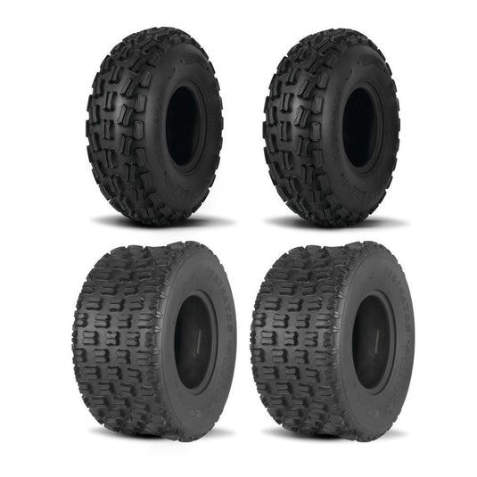Kenda Set of Two K300 Dominator Tires (4 Ply) [20x7-8] And Two (4 Ply) [22x11-9] Tires