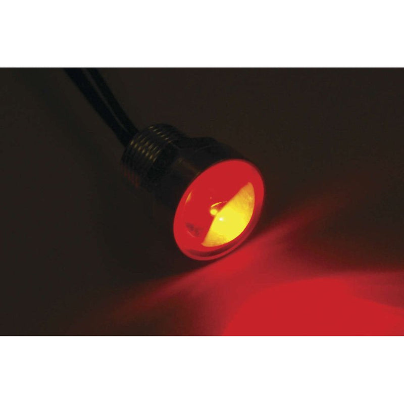 Load image into Gallery viewer, Letric Lighting Royal Flush Mount G2 LED 3-Wire, 9/16", Polished/Red/Amber
