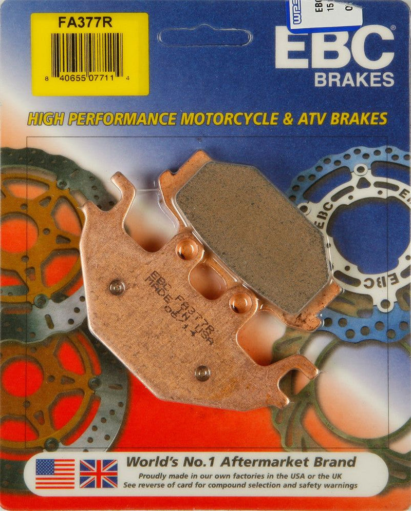 Load image into Gallery viewer, EBC 1 Pair Sintered R Series Heavy-Duty Brake Pads MPN FA377R
