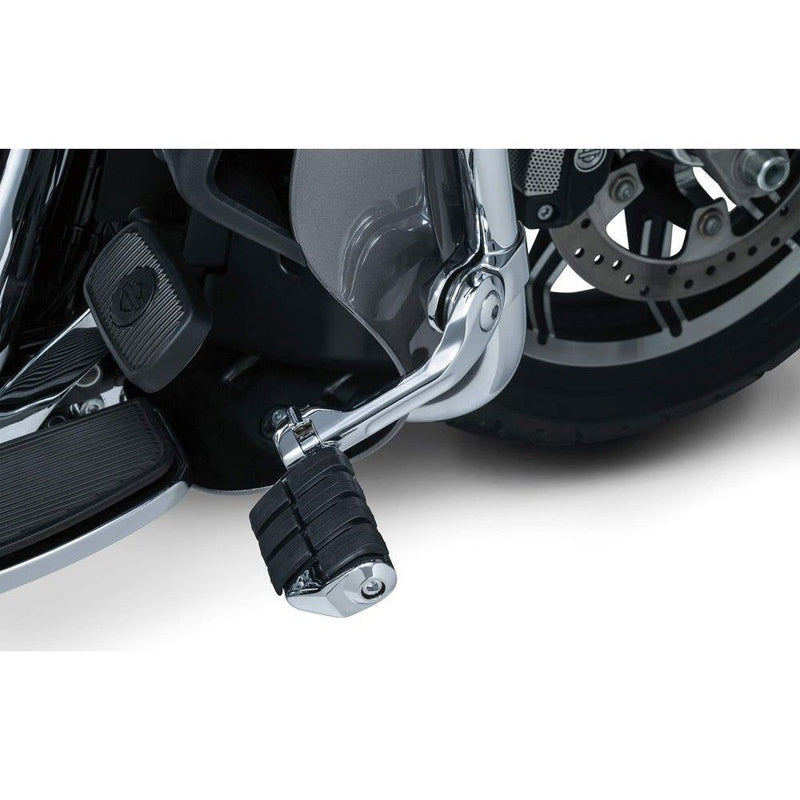 Load image into Gallery viewer, Kuryakyn Adjustable Tour-Tech Cruise Mounts Mounts with Dually Pegs Chrome Long
