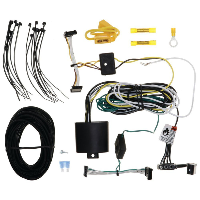 Load image into Gallery viewer, T-One T-Connector Custom Harness, 4-Way Flat, w/Circuit Protected Module fits 2021-2023 BMW X4
