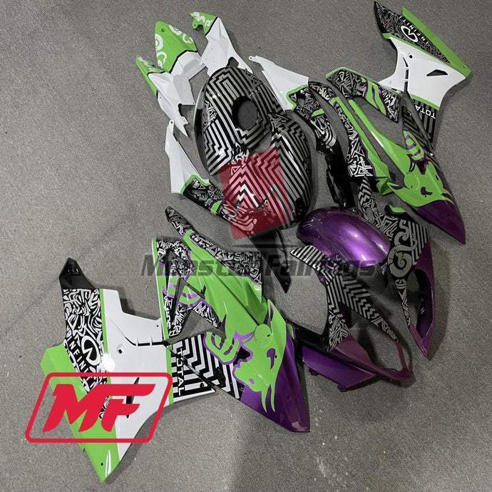 Monster Fairings Full Kit BMW S1000RR 17-18 Green Bull + Windshield + Gas Tank Cover