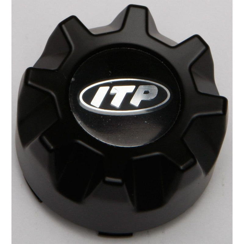 Load image into Gallery viewer, ITP Cast Aluminum Wheel Center Cap Black 4/110 4/115 4/137 4/156 C110ITP
