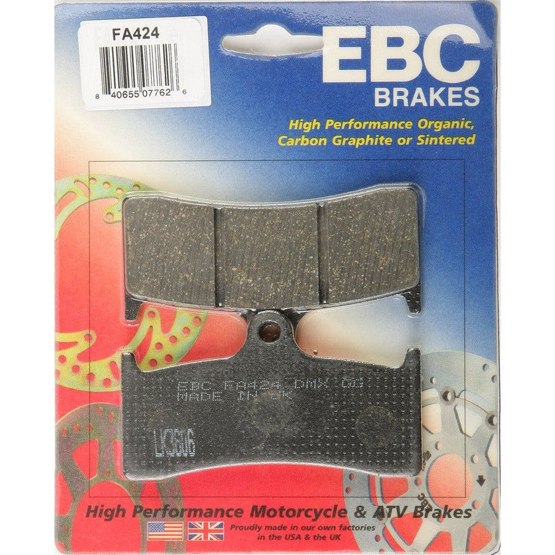 Load image into Gallery viewer, EBC 1 Pair Premium SFA Organic OE Replacement Brake Pads MPN FA424
