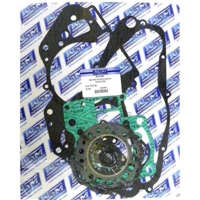 WSM Complete Gasket Kit For Suzuki 250 RM 87-88 25-940