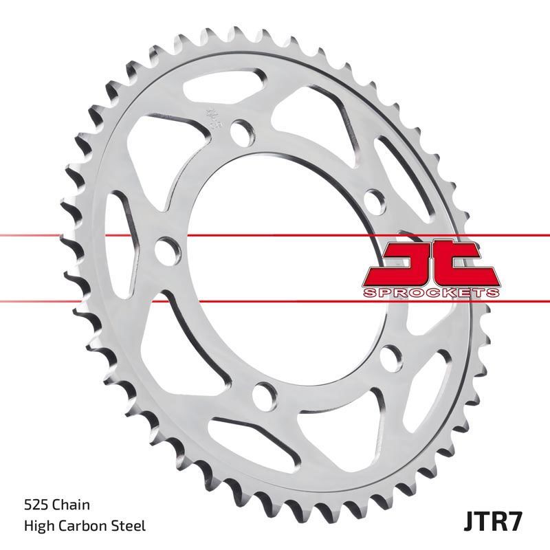 JT Sprockets Rear Steel Sprocket 44 Tooth 44T 525 Chain For BMW S1000RR 2009-2011 JTR7.44