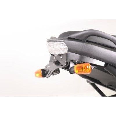 R&G Racing Black Tail Tidy License Plate Holder For 2006-2007 Kawasaki Versys 650 KLE650A