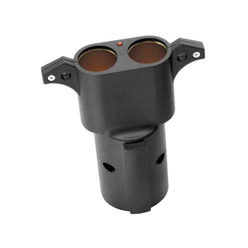 7-Way to Cigarette Lighter Plug Adapter