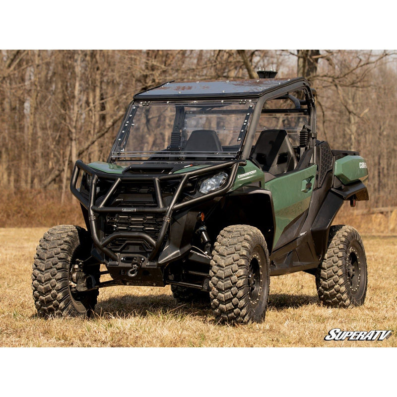 Load image into Gallery viewer, SuperATV Can-Am Maverick Trail Scratch Resistant Flip Windshield FWS-CA-T-70
