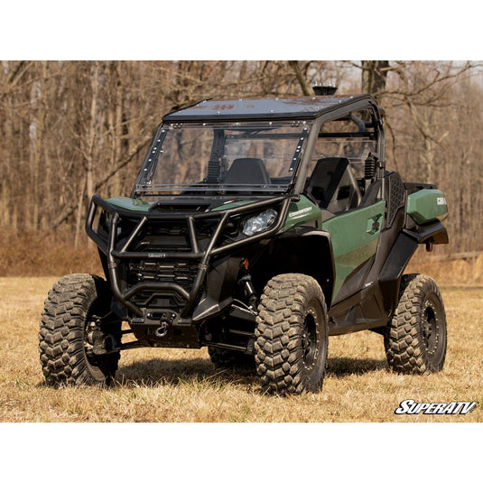 SuperATV Can-Am Maverick Trail Scratch Resistant Flip Windshield FWS-CA-T-70