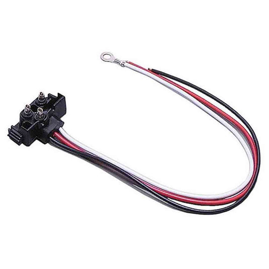 Peterson LED Stop/Turn/Tail, Oval, Grommet-Mount, 6.5X2.25, Red Tail Light Kit with Grommet and Plug