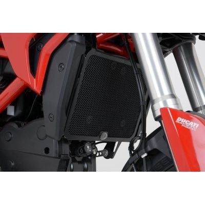 Load image into Gallery viewer, R&amp;G Racing Black Aluminum Radiator Guard For 2013-2014 Ducati Hypermotard
