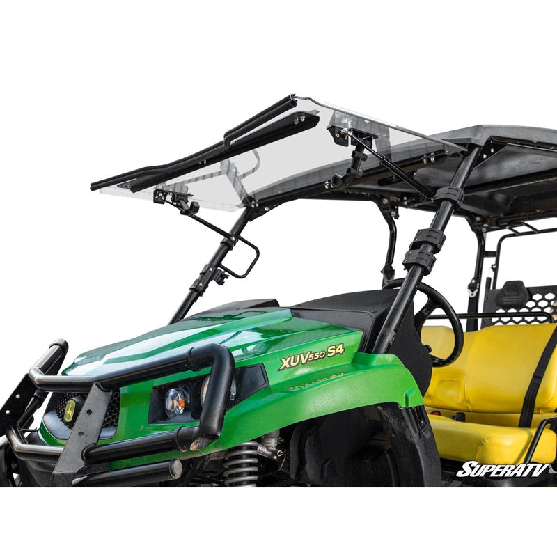 Load image into Gallery viewer, SuperATV John Deere Gator XUV550 Scratch-Resistant Flip Windshield FWS-JD-590M-70
