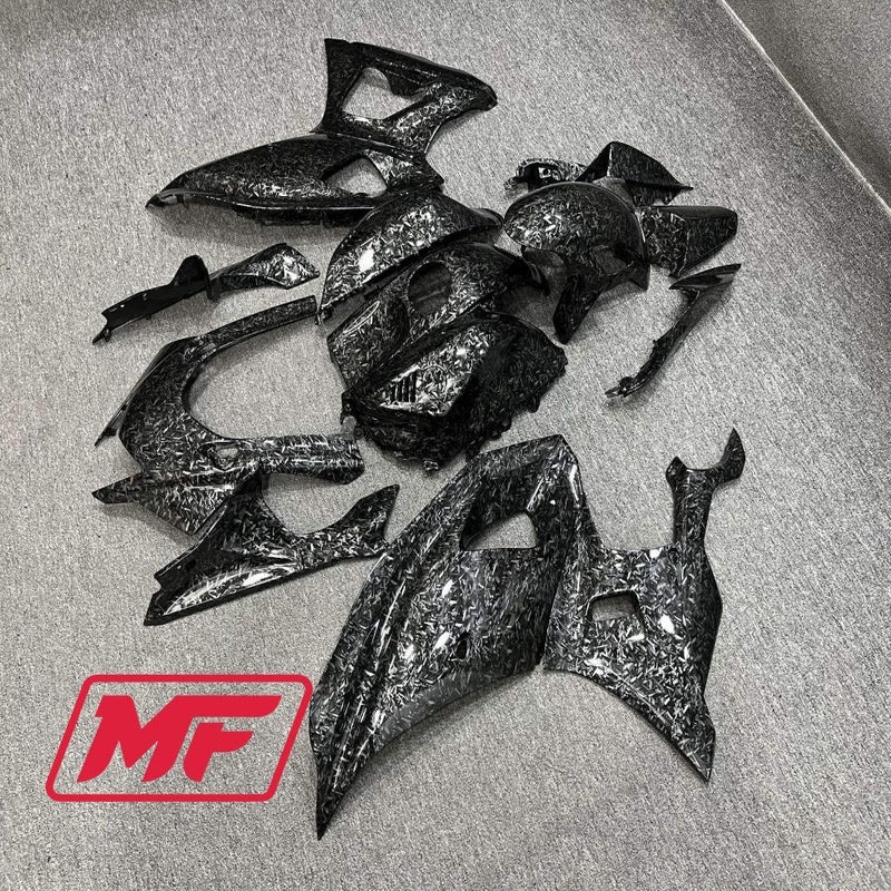 Load image into Gallery viewer, Monster Fairings Full Kit Yamaha R7 21-23 Forged Carbon Fiber Style + Windshield + Gas Tank Cover
