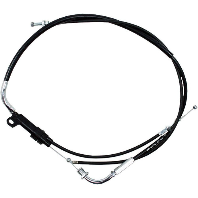 Motion Pro 2 Into 1 Black Vinyl Throttle Pull Cable For Suzuki Intruder 1400 1987-1994