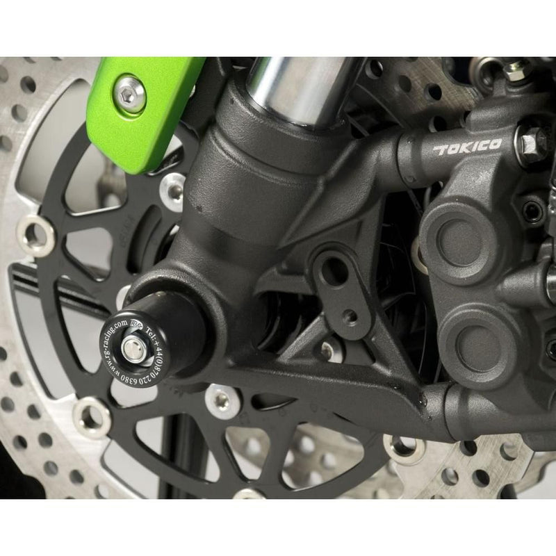 Load image into Gallery viewer, R&amp;G Racing Black Fork Protectors FP0095BK
