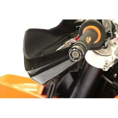 Load image into Gallery viewer, R&amp;G Racing Black Bar End Sliders BE0043BK

