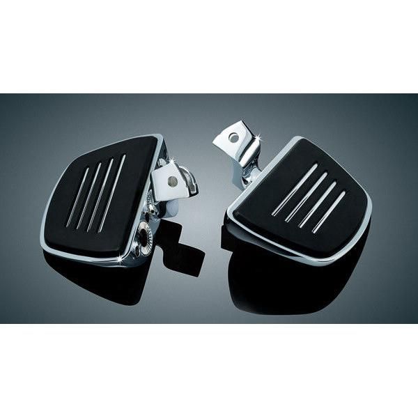 Load image into Gallery viewer, Kuryakyn Chrome Premium Mini Floorboards Comfort Drop Mounts Honda Goldwing F6B
