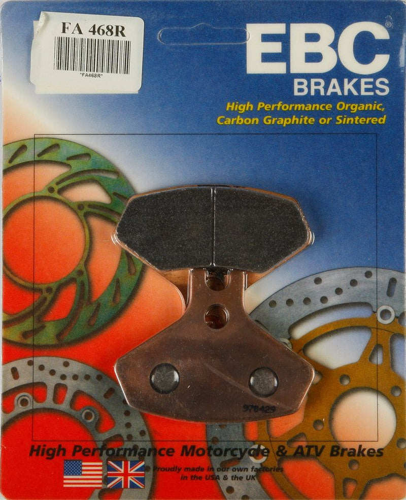 Load image into Gallery viewer, EBC 1 Pair Sintered R Series Heavy-Duty Brake Pads MPN FA468R
