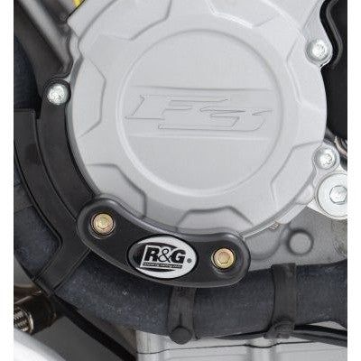 Load image into Gallery viewer, R&amp;G Racing Black Engine Case Sliders LHS For 2013-2016 MV Agusta Brutale 675
