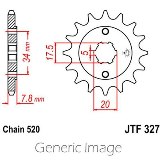 Front & Rear Steel Sprocket Kit for ATV/UTV KYMCO 50 MXER 2002-2004