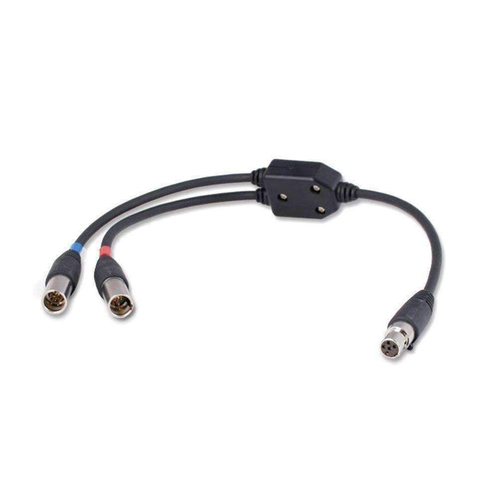 Rugged Radios Intercom Headsets / Helmet 5 Pin Port Splitter Cable SPLITTER-5P-2-5P