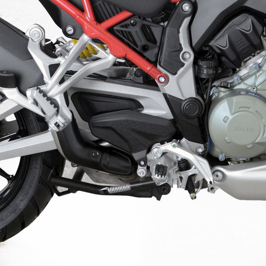 R&G Racing Black Boot Guard Kit For 2021-2022 Ducati Multistrada V4