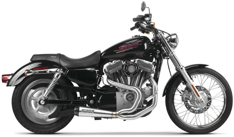 Load image into Gallery viewer, Two Brothers Racing 2-Into-1 Comp-S Exhaust Stainless Steel with Carbon Fiber Tip
