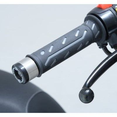 Load image into Gallery viewer, R&amp;G Racing Black Bar End Sliders For 2014-2018 Kawasaki J300 BE0078BK
