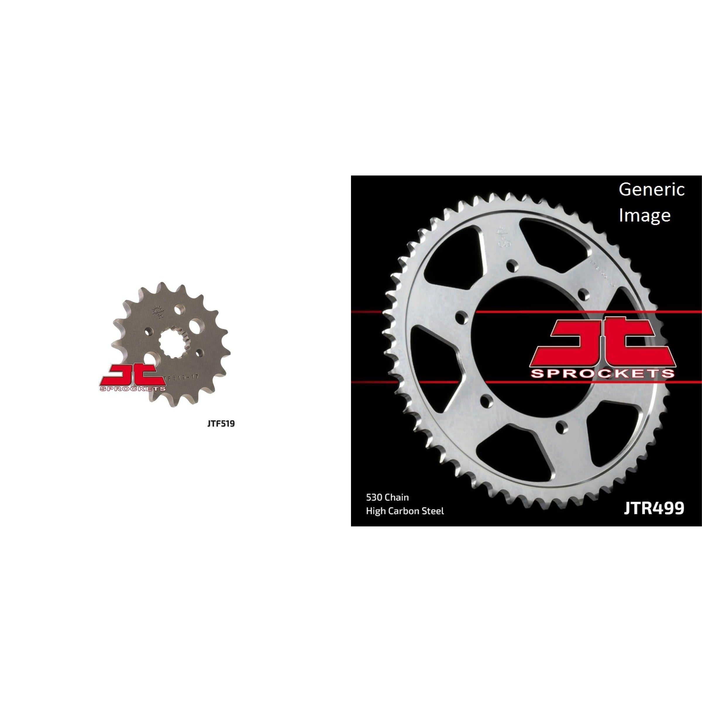 Front & Rear Sprocket Kit for Street KAWASAKI VN800 Drifters 1999-2006