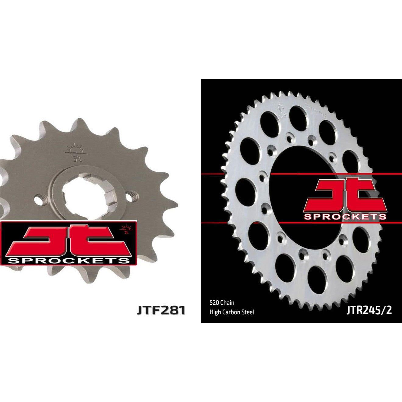 Front & Rear Sprocket Kit for HONDA XL500 R Pro Link 82 JT Sprockets