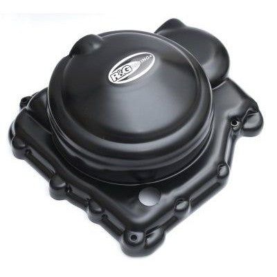 Load image into Gallery viewer, R&amp;G Racing Black 2 Piece Engine Case Cover Kit For 2009-2014 Aprilia RSV4 Factory
