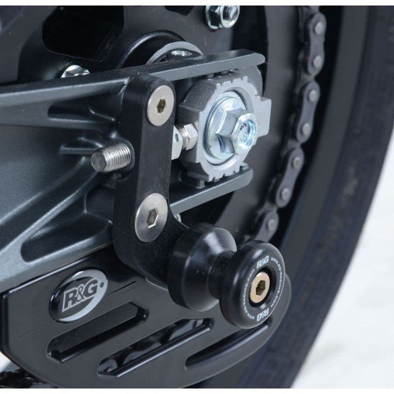 Load image into Gallery viewer, R&amp;G Racing Orange Cotton Reels Offset For 2017-2023 KTM 125 Duke
