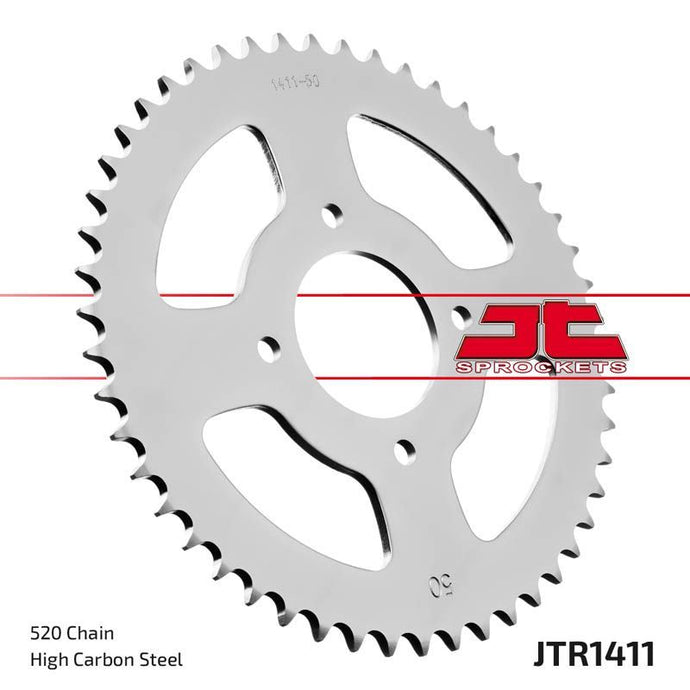 JT Sprockets Rear Steel Sprocket 50 Tooth 50T 520 Chain JTR1411.50