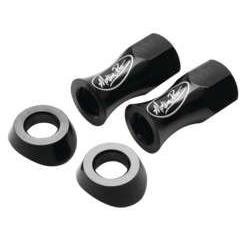 Load image into Gallery viewer, Motion Pro Black Liteloc Rim Nut And Washer 13mm 11-0075
