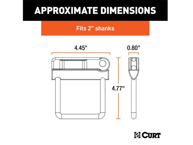 Load image into Gallery viewer, No-Tool Anti-Rattle Hitch Clamp for 2&quot; Receiver
